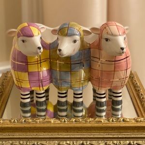 MacKenzie-Childs Tartan Trio Planter ✨NWT✨